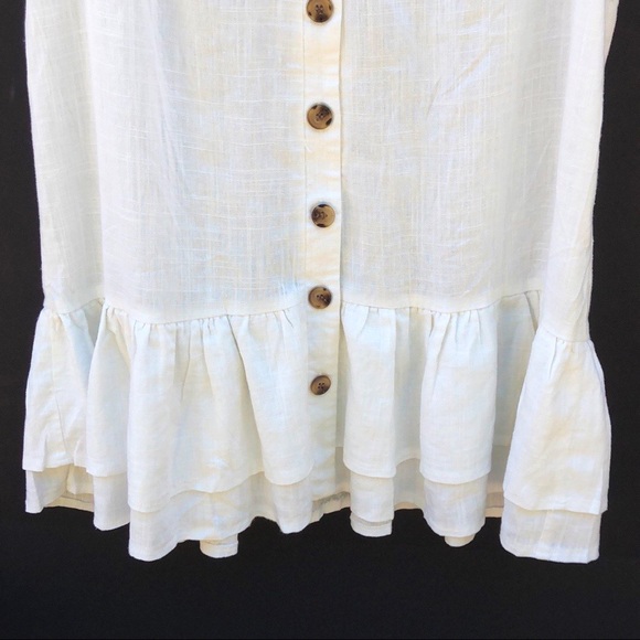 Princess Polly off white button up shift dress - Picture 5 of 10